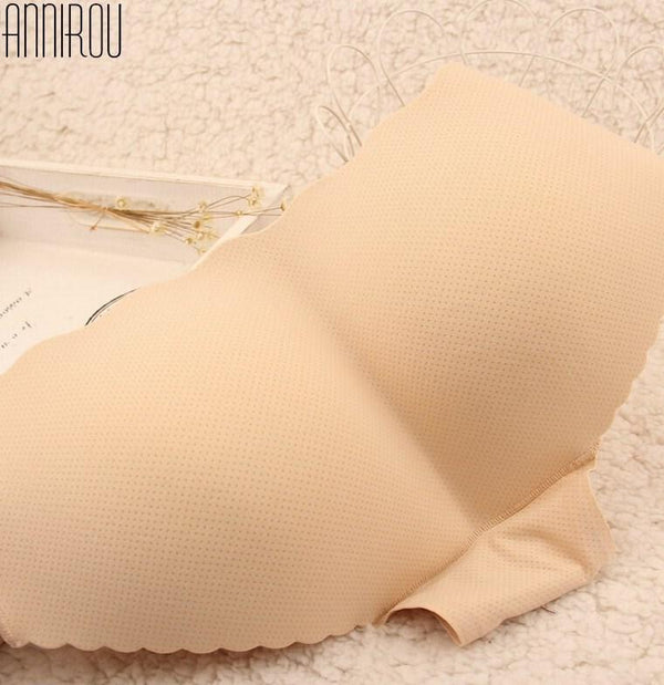 Womean Seamless Breathable Butt Lifter Padded Panties